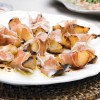 Peras asadas con prosciutto