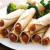 Fluatas de salchicas con queso