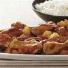 Alitas de pollo con piña