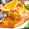 Salmón con salsa de Dijon
