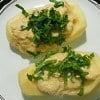 Papas rellenas con pescado
