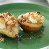 Peras rellenas con queso ricota