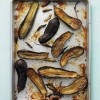 Berenjenas asadas con miel y chile
