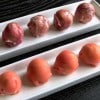 Bombones de jamón y bombones de salmón