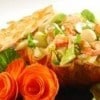 Ensalada con langostinos