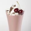 Batido de chocolate y cerezas