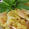 Arroz con almendras al curry