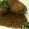 Pechugas de pollo en salsa con hongos