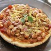 Pizza Vegetariana con frijoles