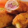 Rollitos de pollo con jamón y queso