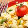 Huevos revueltos con nopales