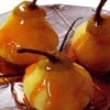Peras en salsa almibarada de naranja