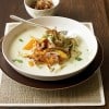 Sopa de coco y ternera