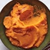 Puré de patatas dulce con sirope de arce