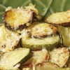 Calabacín con queso derretido