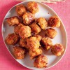 Albóndigas cubiertas en queso