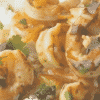 Camarones al chipotle con Naranja