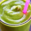 Batido verde, de espinaca y fruta