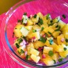 Salsa de piña fresca