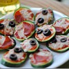 Mini pizzas de calabacín