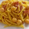 fideos con garbanzos