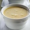 Sopa de queso con un toque de cerveza
