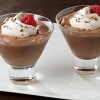 Mousse de chocolate con crema irlandesa