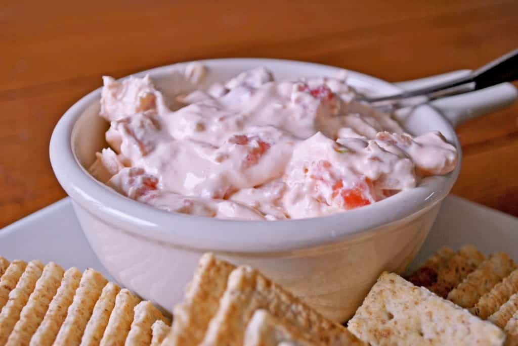 Dip de bacon y tomates