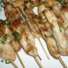 brochetas de pollo