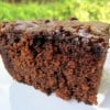 Bizcocho de chocolate, con un toque de coca cola