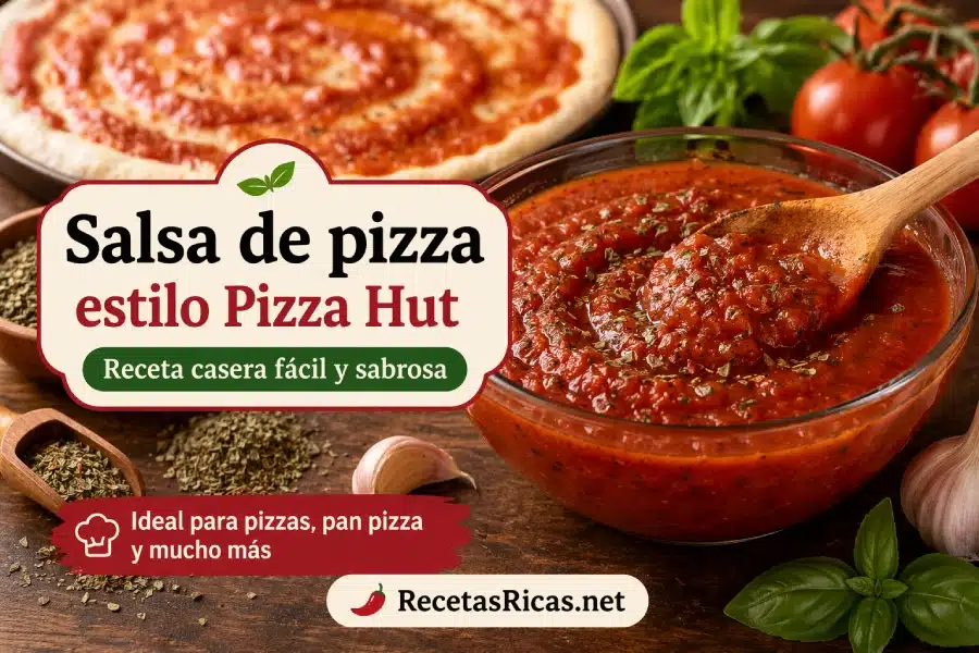 salsa de pizza estilo pizza hut casera Salsa de pizza estilo Pizza Hut casera