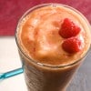 Batido de mango y frambuesa
