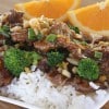 Carne a la naranja
