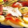 Ensalada de patatas y salmón