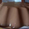 Flan de chocolate