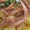 Papas aliñadas