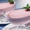 mousse de frambuesa
