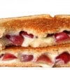 Sandwich de uvas y queso