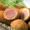 Croquetas rellenas con salchichas
