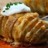 papa gratinada con parmesano