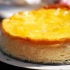 Flan de queso y naranja