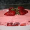 Gelatina con fresas