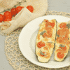 Calabacines rellenos con un toque italiano