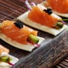 Canapés salmón