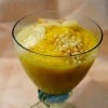 Postre dulce de mango