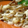 arroz integral con hongos