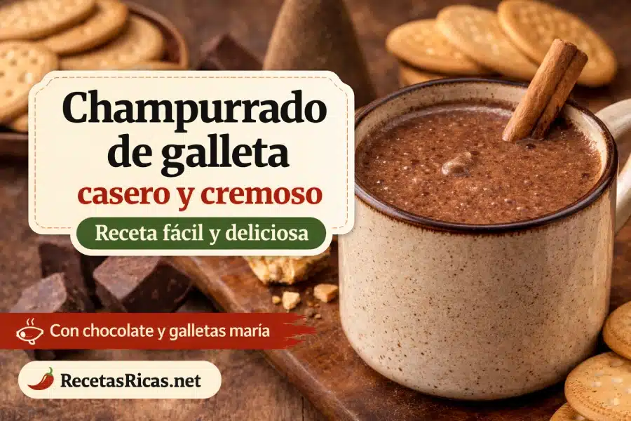 Champurrado de galleta casero y cremoso Taza de champurrado de galleta casero y cremoso