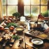 receta de salsa de champinones facil