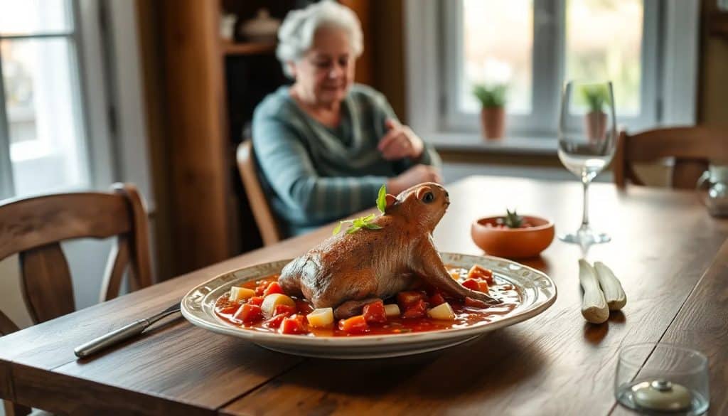 receta de conejo en salsa de la abuela