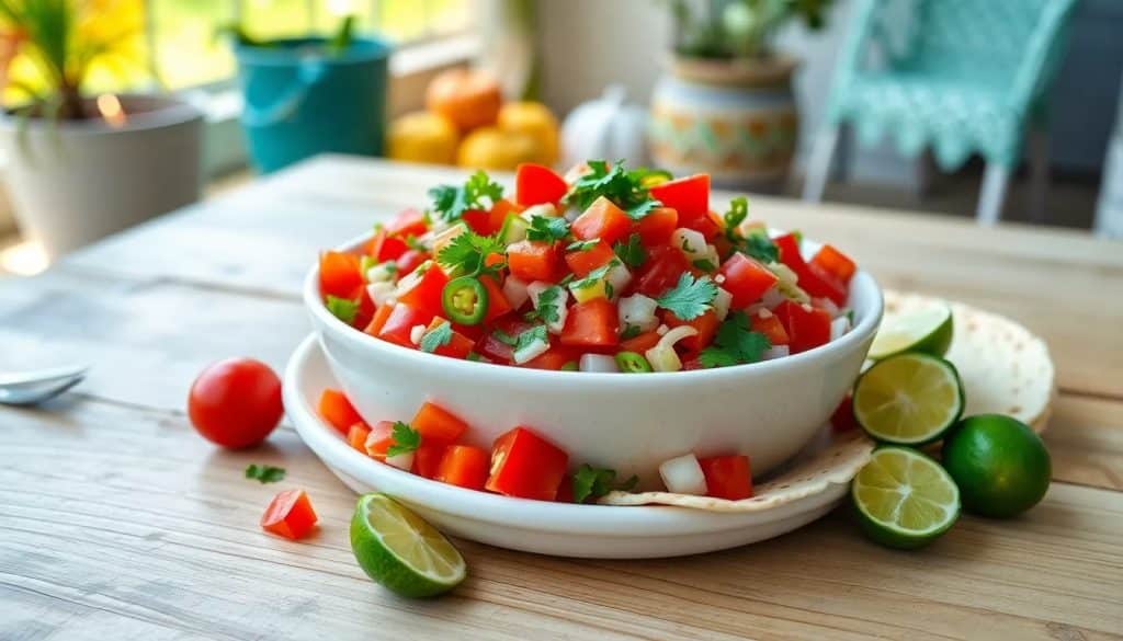 receta de pico de gallo